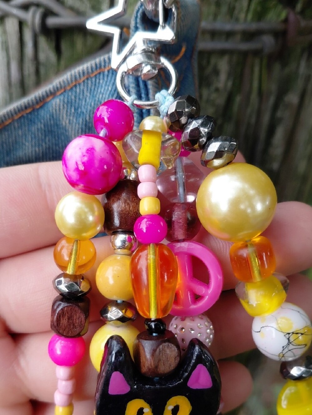 Handcrafted Cat Keychain - Picture 4 of 7